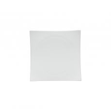 Закусочная квадратная тарелка 18.3 см Resonance white Costa Nova