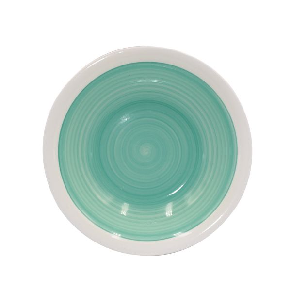 Тарелка глубокая Magna 600 мл бирюзовая 2 шт Papi
