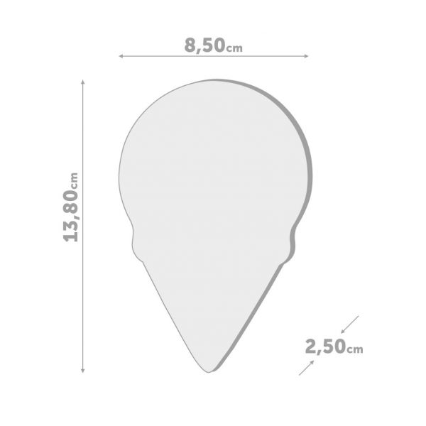 Воронка для бутылки Gelato шоколад магнитная