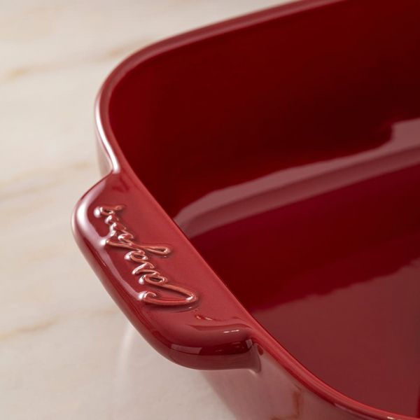 Блюдо для запекания 30.8x25.6 см Casa Stone Emperio red CASAFINA BY COSTA NOVA