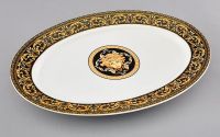 Блюдо овальное Сабина 35 см Версаче 02111523-172B LEANDER