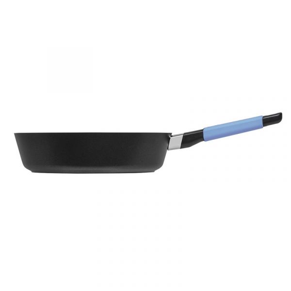 Сотейник ?20cm, с синей силиконовой ручкой, h=7 cm     (10)     30220a