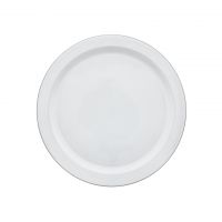 Тарелка обеденная 26.3 см Coastland, керамика, белый/серо-коричневый COSTA NOVA