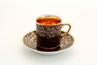 Чашка высокая с блюдцем 100 мл 02120413-E341 LEANDER