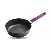 Сотейник ?24cm, с баклажановой силиконовой ручкой, h=7 cm     (10)     30224v