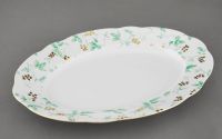 Блюдо овальное Мэри-Энн 36 см Зеленные листья 03111513-1381 LEANDER