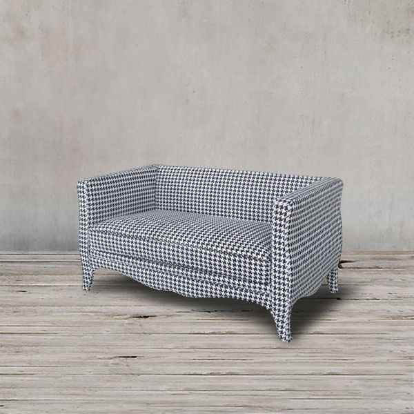 Диван 150x84x76 black/white  ROOMERS FURNITURE