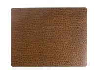 Сервировочная салфетка из натуральной кожи прямоугольная 30х40 см, цвет коричневый, LACE LIND DNA 98898