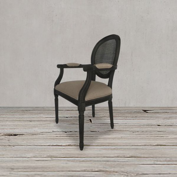Полукресло 59x61x99 grey  ROOMERS FURNITURE