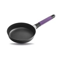Сковорода Индукционная ?20cm, с баклажановой силиконовой ручкой, h=5 cm     (10)     37120v
