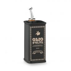 Бутылка для масла 250 мл, керамика, черный, Oliere Vintage Nuova Cer