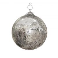 Новогодняя игрушка 25 см Antique silver stone ROOMERS FURNITURE