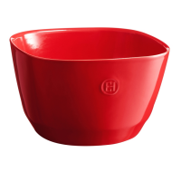 Салатник большой 26x26 см, цвет гранат EMILE HENRY