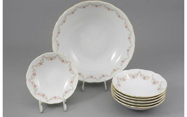 Набор салатников Верона 7 предметов Мелкие цветы 67161416-0158 LEANDER