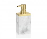 Andrea House Диспенсер для жидкого мыла White Marble and Brass