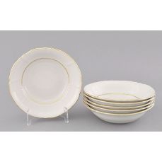 Набор салатников 16 см 6 шт Золотая отводка 07161413-1139 LEANDER