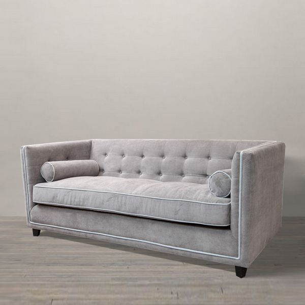 Диван Вайт 180x86x73 grey  ROOMERS FURNITURE
