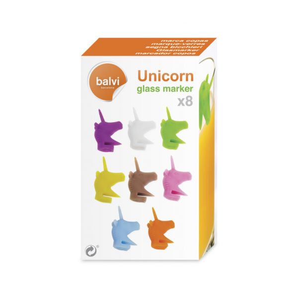 Маркеры для бокалов Unicorn 8шт.
