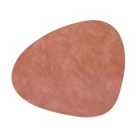 Сервировочная салфетка из натуральной кожи фигурная 36х42 см, цвет натуральный розовый, NUPO LIND DNA 990198