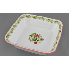 Салатник квадратный 21 см Новогодняя 07111423-2574 LEANDER