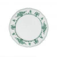 Тарелка десертная 16 см NEOS ANTHIROS, фарфор, белый/зеленый LE COQ