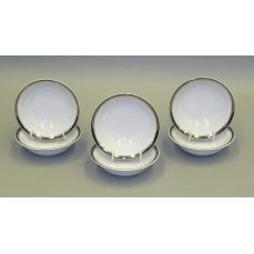 Набор салатников Сабина 13 см, 6 шт Платиновая отводка 02161411-0011 LEANDER