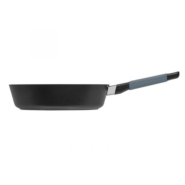 Сотейник Индукционный ?24cm, с серой силиконовой ручкой, h=7 cm     (10)     37224g