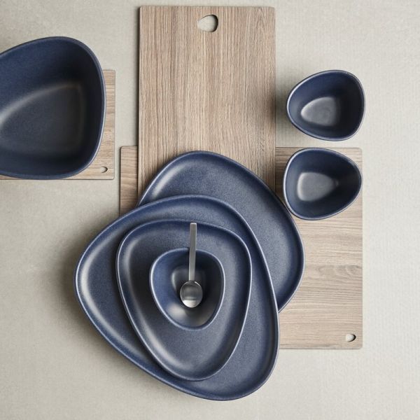 Чаша маленькая для запекания и подачи, каменная керамика, 1 шт, цвет темно-синий, LIND DNA 990172