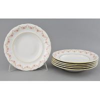 Набор тарелок глубоких 23 см, 6 шт Соната Мелкие цветы 07160213-0158 LEANDER