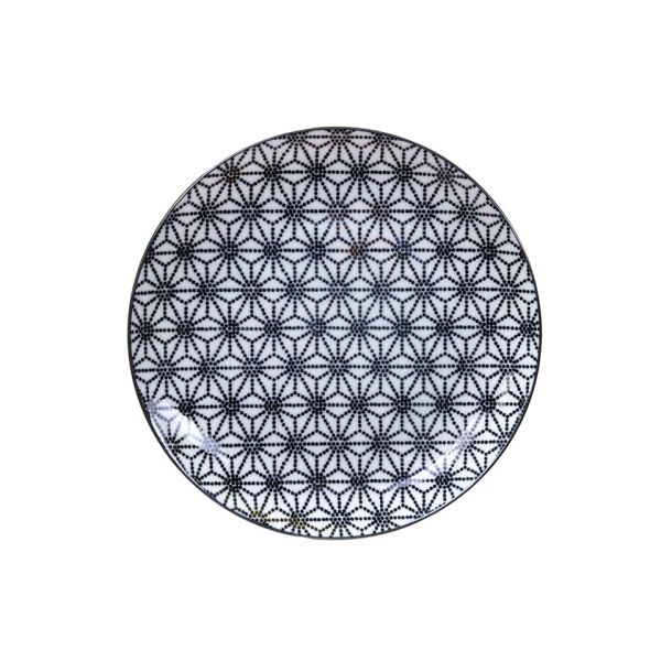 Тарелка  STAR/BLACK RIM  TOKYO DESIGN