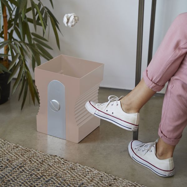 Корзина для бумаг Sharpener светло-розовая