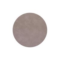 Сервировочная салфетка из натуральной кожи круглая 30 см, цвет пыльно-коричневый, NUPO LIND DNA 990237