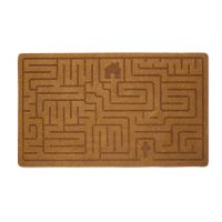 Коврик придверный Labyrinth коричневый