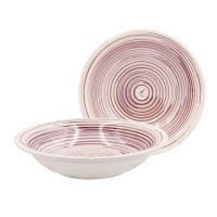 Тарелка глубокая Utopia 600 мл фиолетовая 2 шт Papi