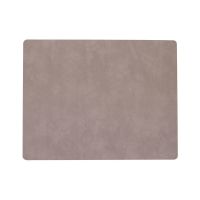 Сервировочный плейсмат из натуральной кожи прямоугольный 30х40 см, цвет пыльно-коричневый, NUPO LIND DNA 990236