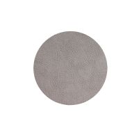 Подставка под кружку из натуральной кожи круглый 10 см, цвет серый антрацит, LIND DNA 98862