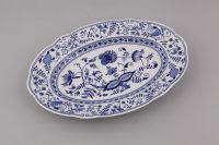 Блюдо овальное Мэри-Энн 32 см Луковый рисунок 03111512-0055 LEANDER