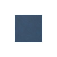 Подставка под кружку из натуральной кожи квадратный 10x10 см, цвет глубокий синий, NUPO LIND DNA 991138