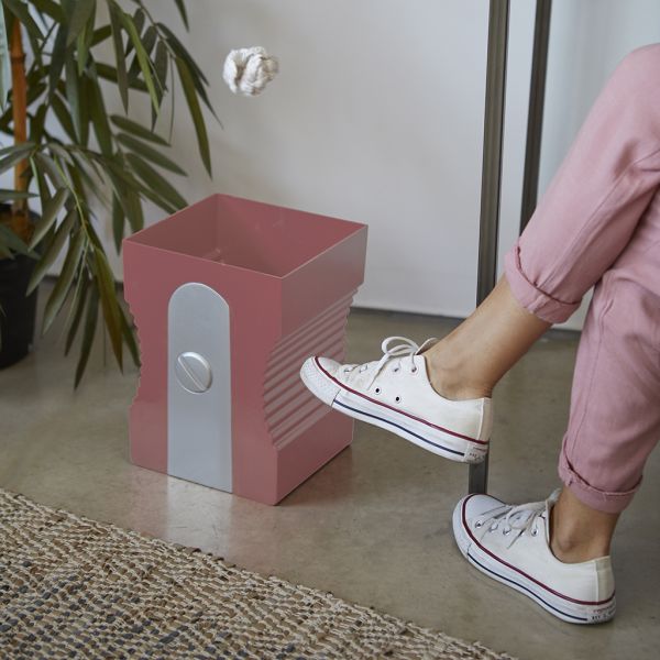 Корзина для бумаг Sharpener розовая