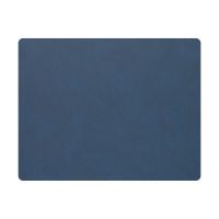 Сервировочная салфетка из натуральной кожи прямоугольная 30х40 см, цвет глубокий синий, NUPO LIND DNA 991120