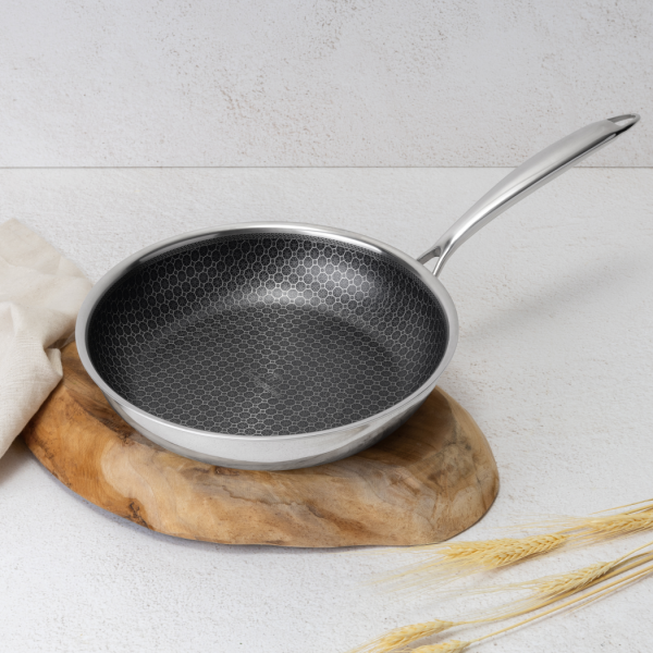 Сковорода 24 см, серебристый-черный Eternal BERLINGER HAUS