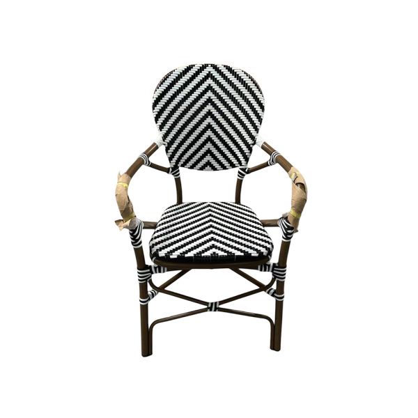 Полукресло 57x63x95 см brown/black/white ROOMERS FURNITURE