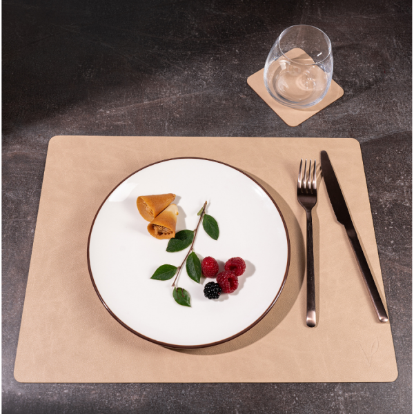 Сервировочная салфетка прямоугольная 30х40 см, песочная, NUPO Vero 514007