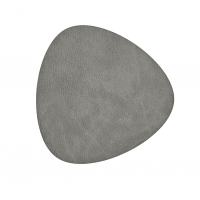 Подставка под кружку из натуральной кожи треугольный серый, NUPO Vero 522006