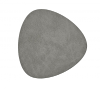 Подставка под кружку из натуральной кожи треугольный серый, NUPO Vero 522006