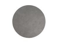 Сервировочная салфетка из натуральной кожи круглая 30 см, цвет серый антрацит, Hippo LIND DNA 98865