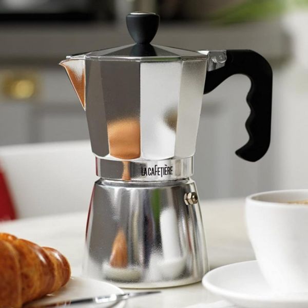 Гейзерная кофеварка на 6 чашек La Cafetiere KITCHEN CRAFT цвет стальной