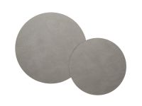 Подставка под горячее круглая из переработанной кожи 30 см, цвет светло-серый, Bull LIND DNA 982967