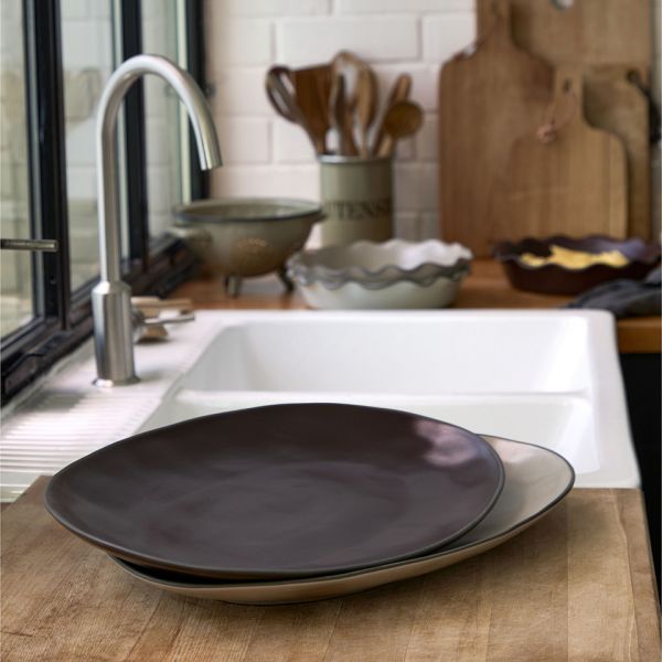 Блюдо овальное 45x31.1 см Stacked Organic Port Costa Nova