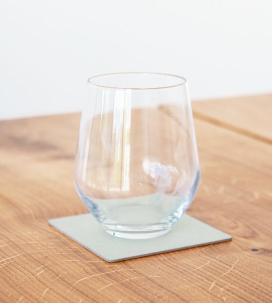 Подставка под кружку из натуральной кожи квадратный 10x10 см, цвет оливковый, NUPO LIND DNA 983515